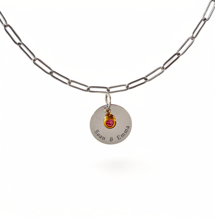 Laser Engraved Necklace