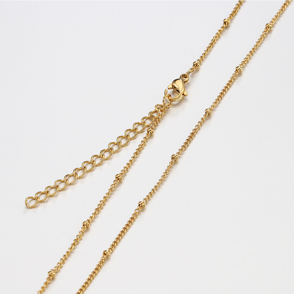 Base Chain for Lucky Charm Necklace | Bead Chain