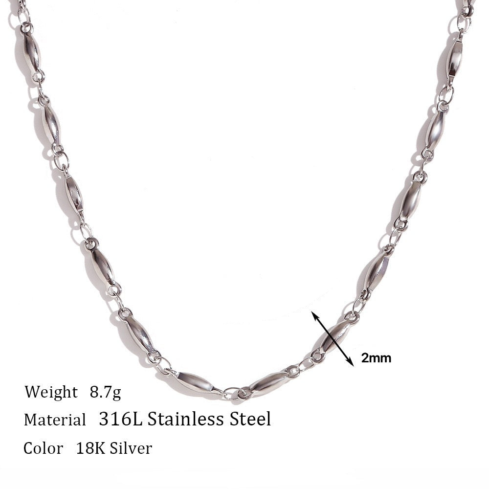 Base Chain for Lucky Charm Necklace | Bamboo Chain