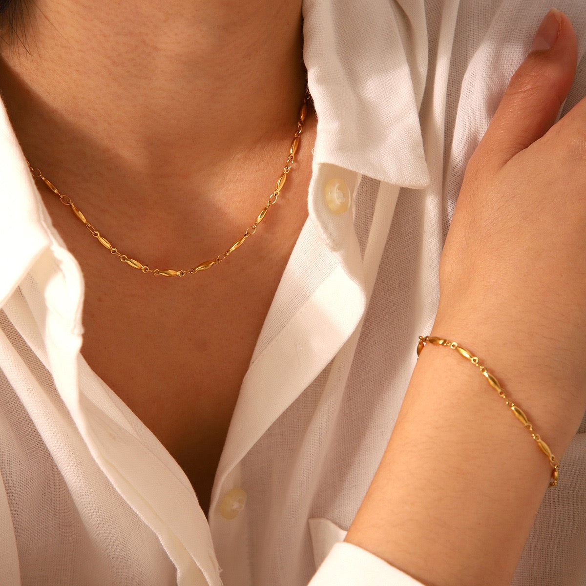 Base Chain for Lucky Charm Necklace | Bamboo Chain
