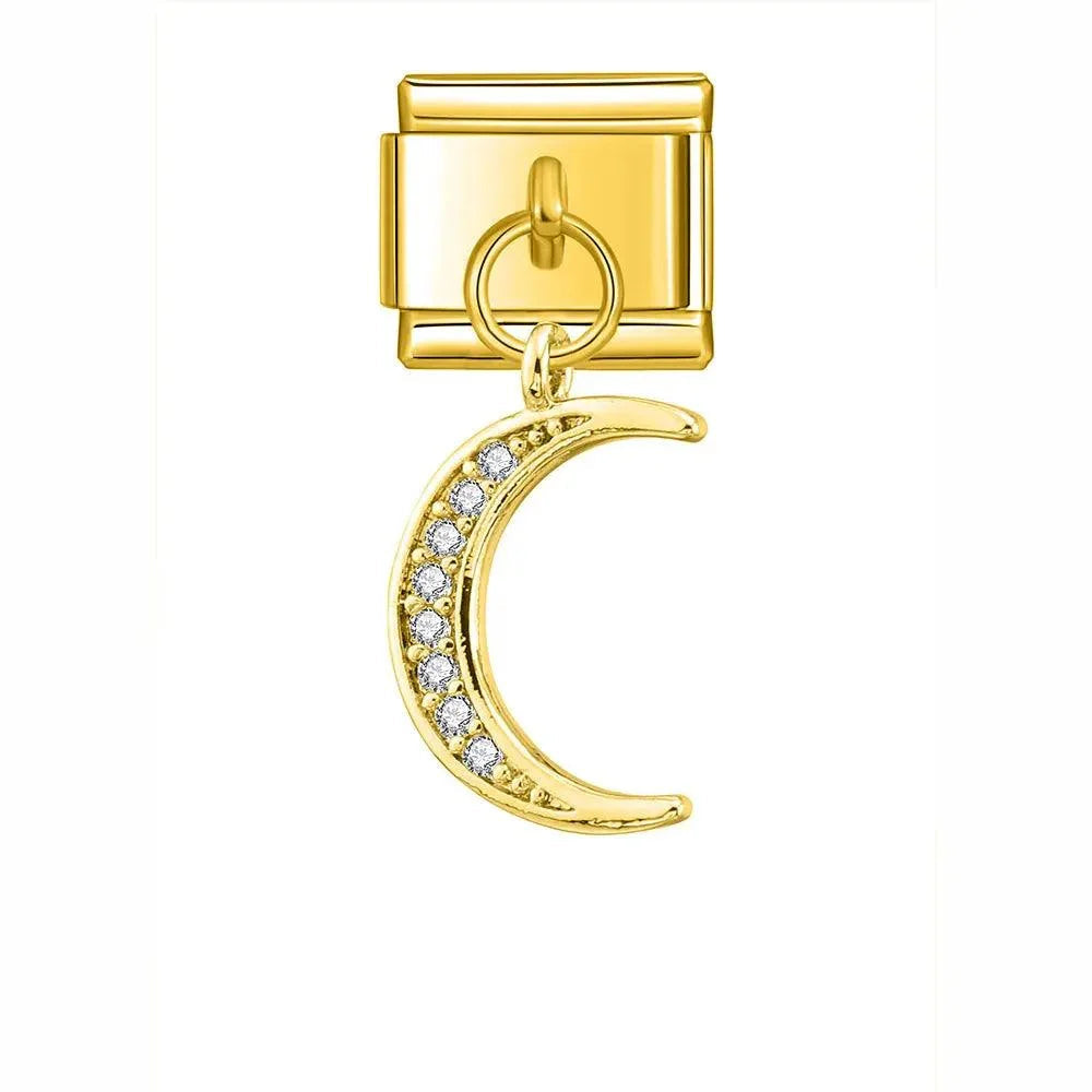 Dangle Charm - Moon small