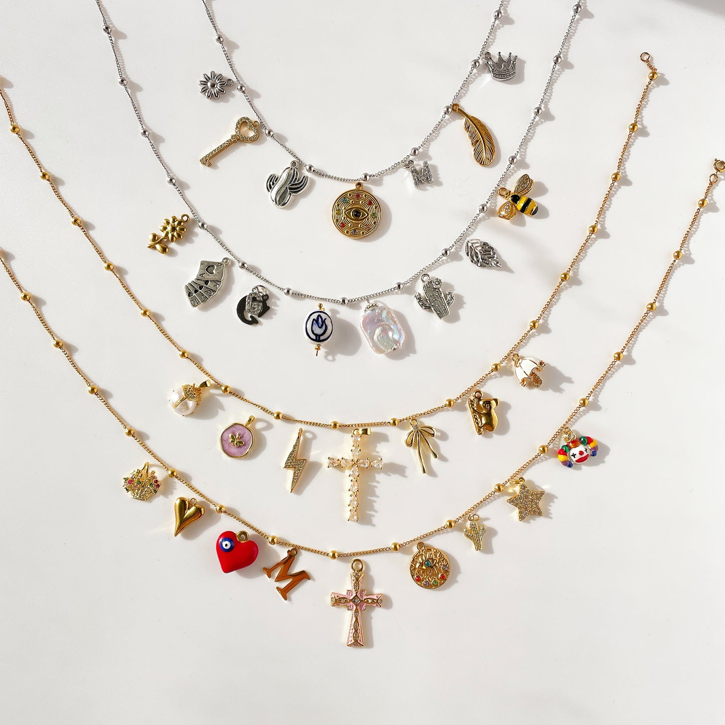 Build Your Own Custom Charm Necklace | Bead Chain
