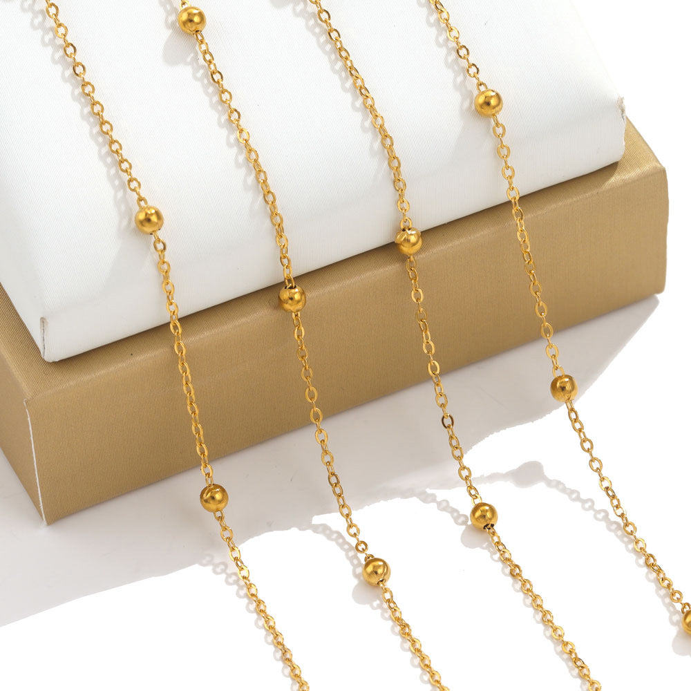 Base Chain for Lucky Charm Necklace | Bead Chain