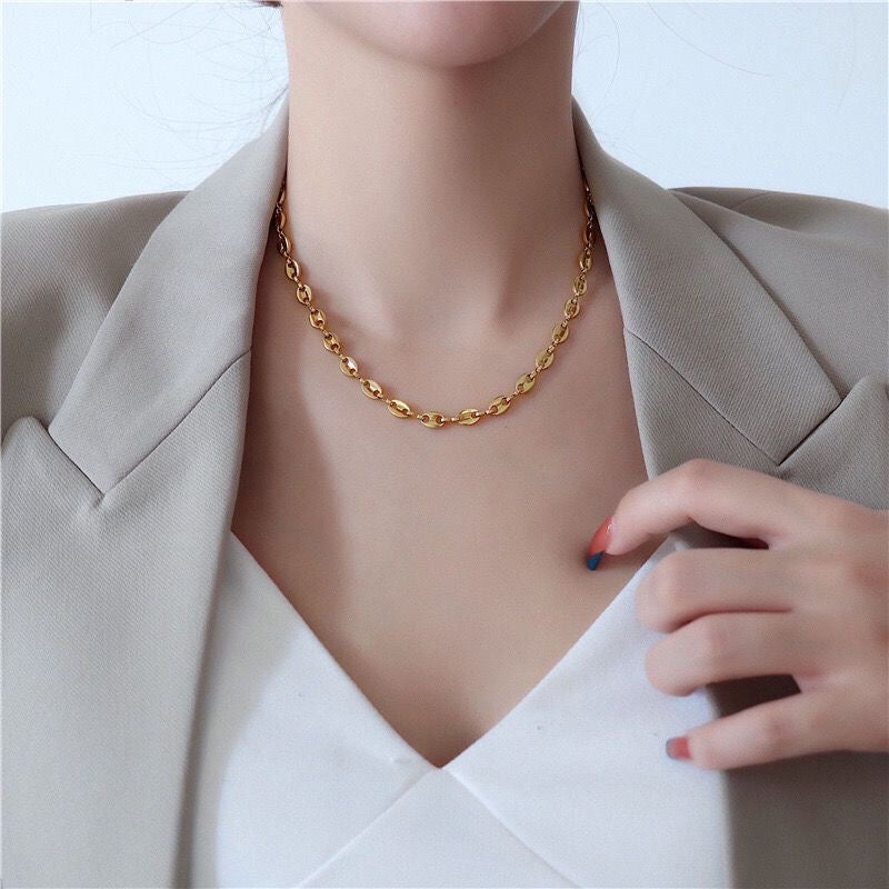 Base Chain for Lucky Charm Necklace | Pig Nose Chain