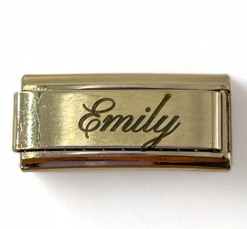 Laser Engraved Italian Charms