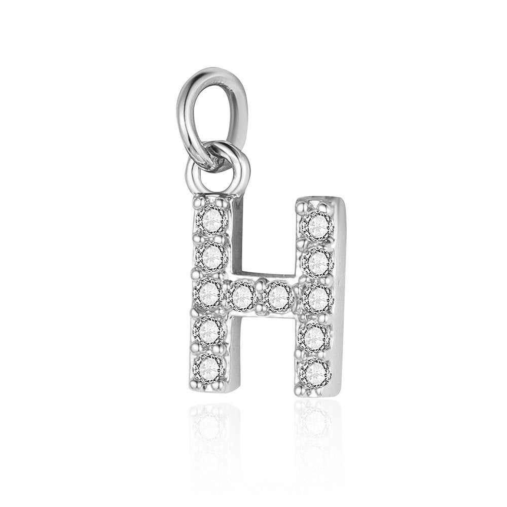 A - Z Initials with cubic zirconia