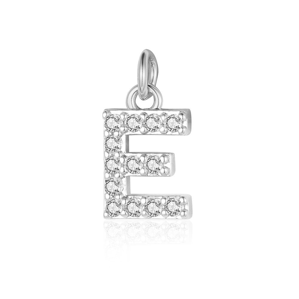 A - Z Initials with cubic zirconia