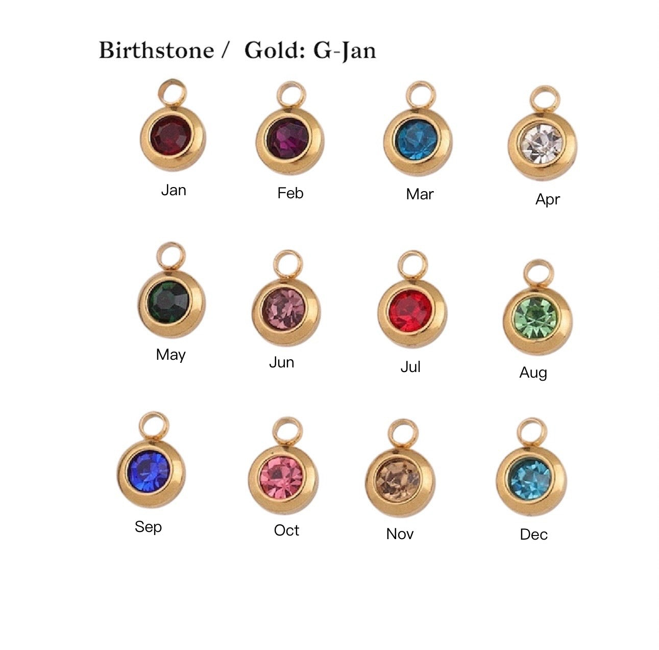 Birthstone - Glod