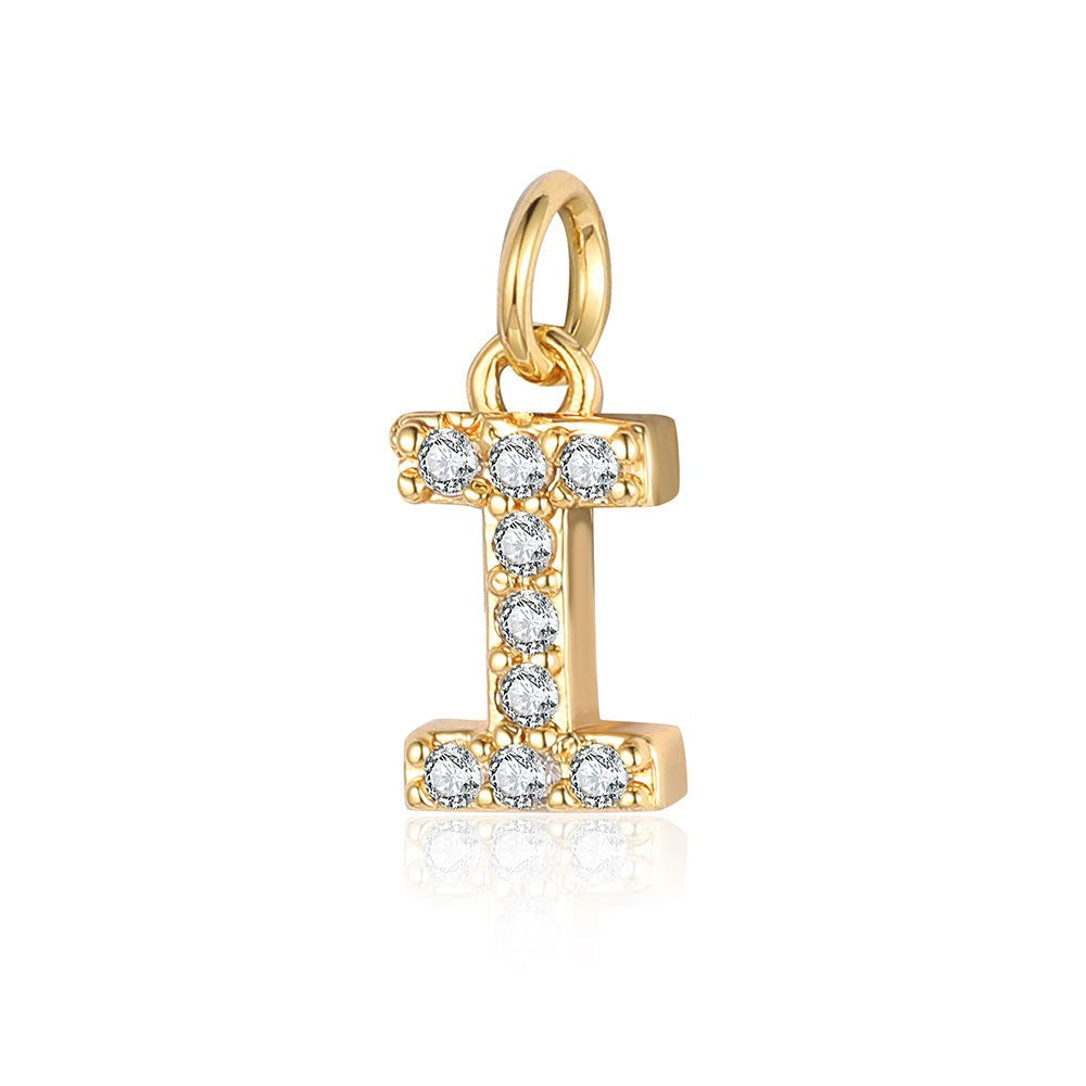 A - Z Initials with cubic zirconia