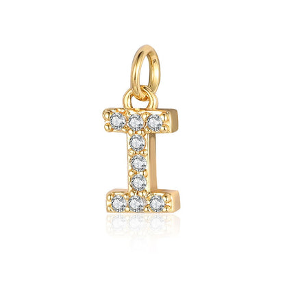 A - Z Initials with cubic zirconia