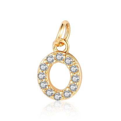 A - Z Initials with cubic zirconia