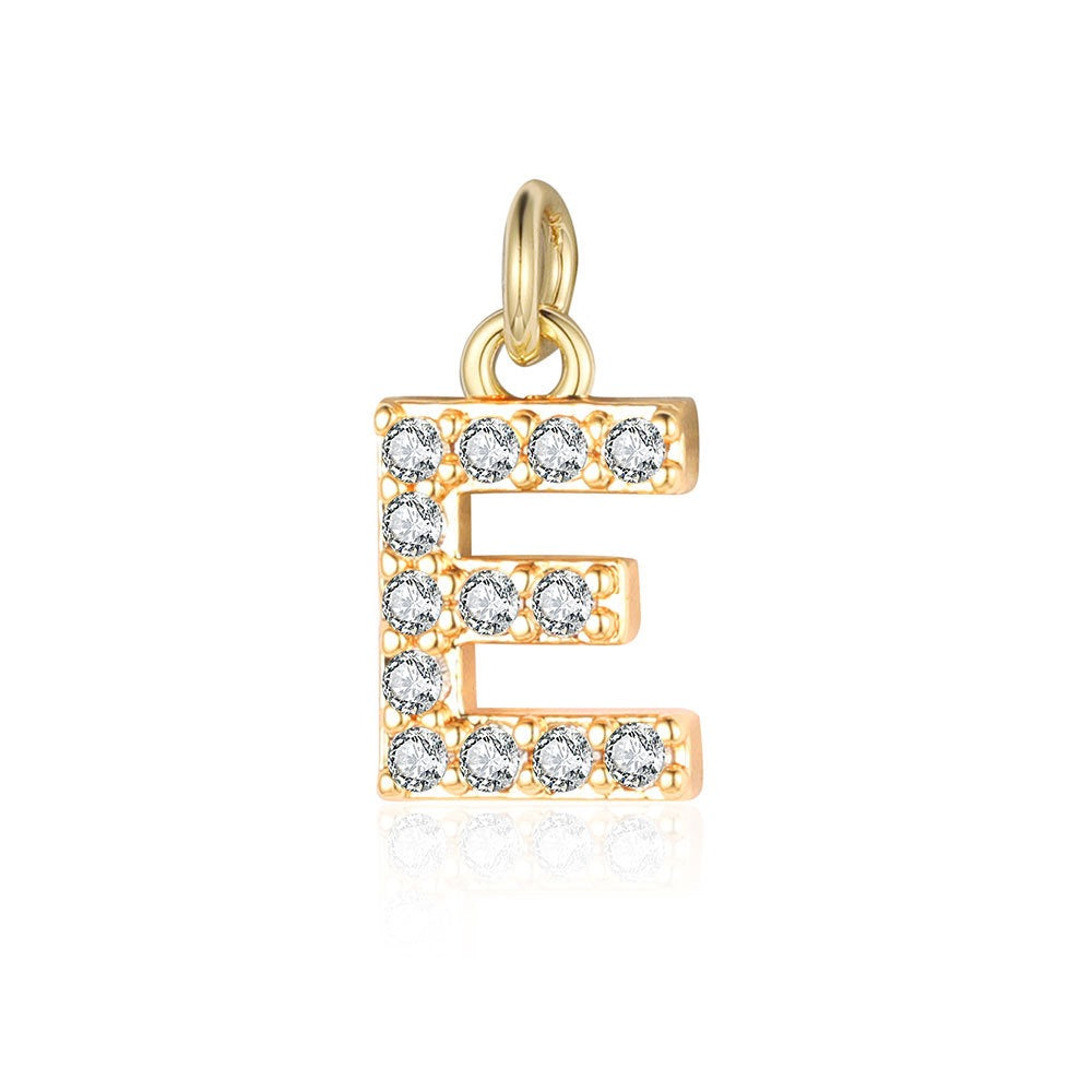 A - Z Initials with cubic zirconia