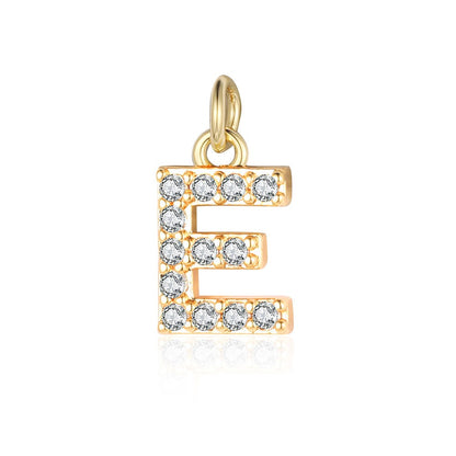 A - Z Initials with cubic zirconia