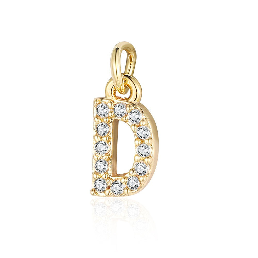 A - Z Initials with cubic zirconia