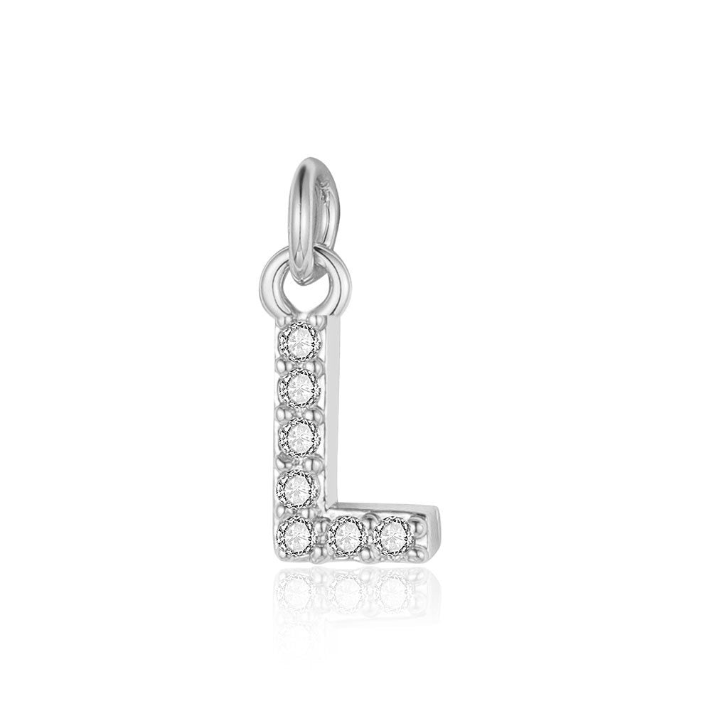 A - Z Initials with cubic zirconia