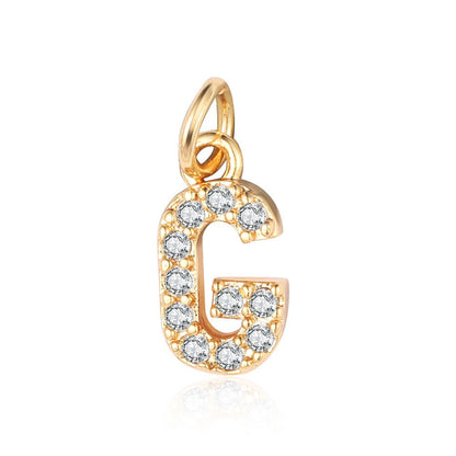 A - Z Initials with cubic zirconia