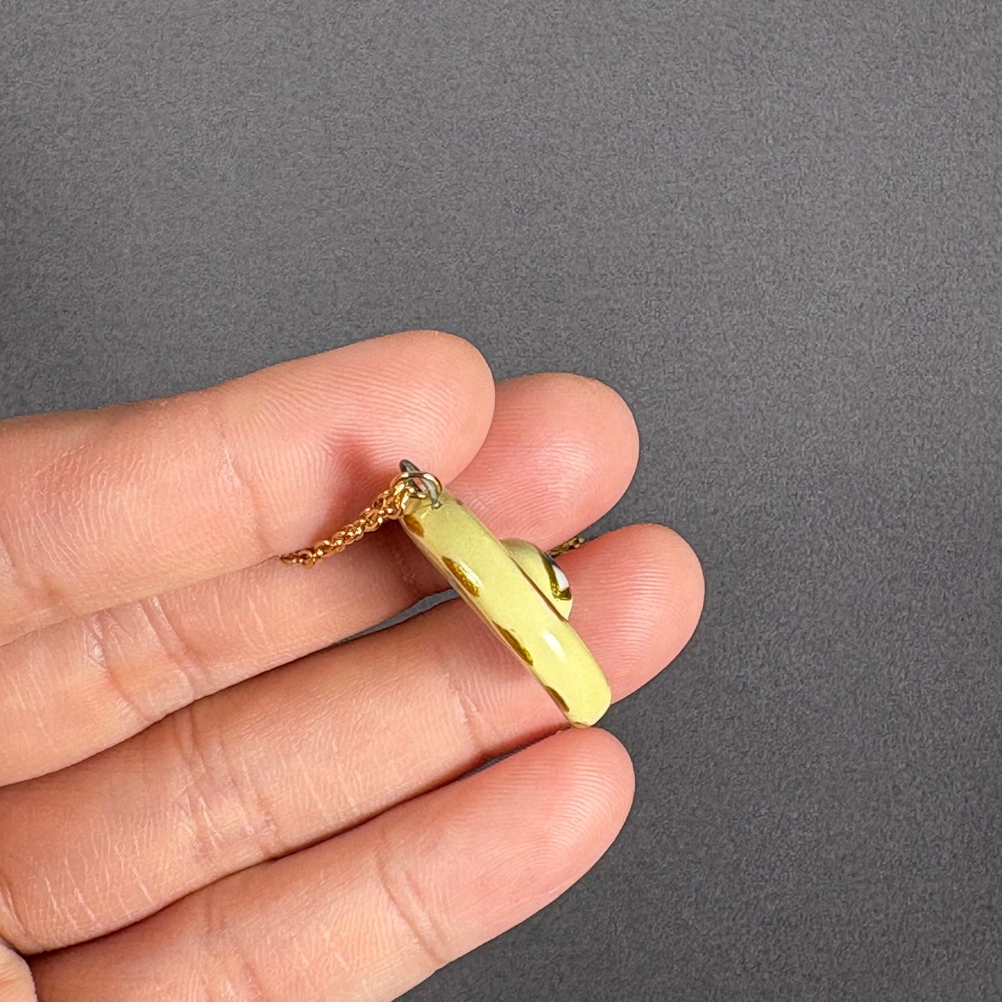 Handmade ceramic necklace, Evil Eye ceramic pendant series, natural boho style, rustic nature-inspired design.