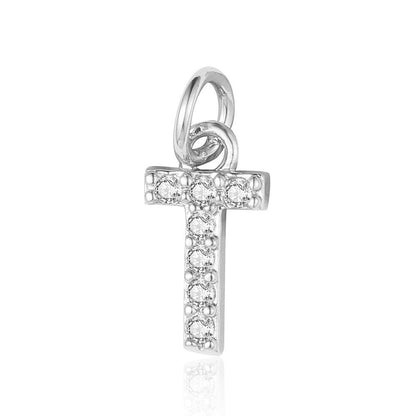A - Z Initials with cubic zirconia