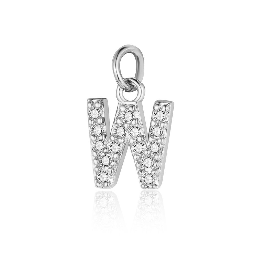 A - Z Initials with cubic zirconia