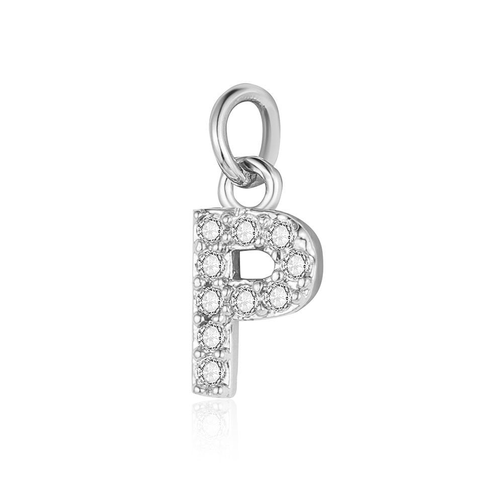 A - Z Initials with cubic zirconia