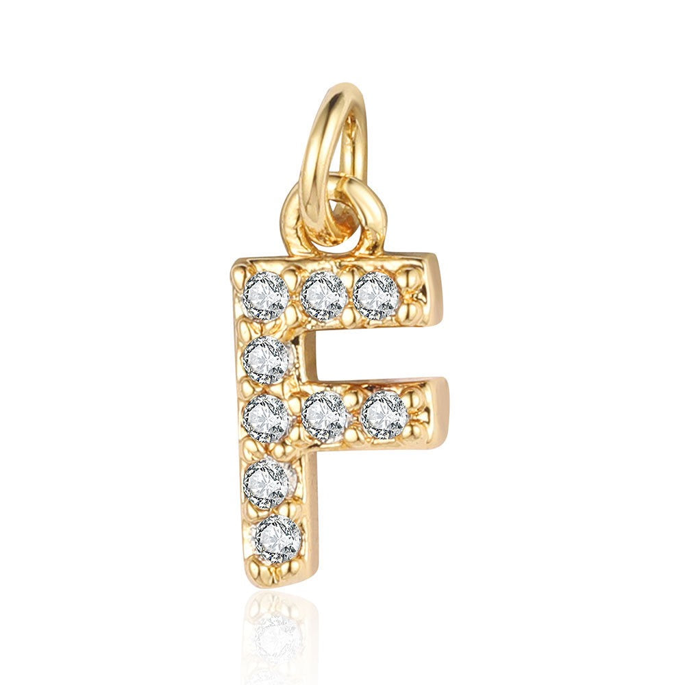 A - Z Initials with cubic zirconia