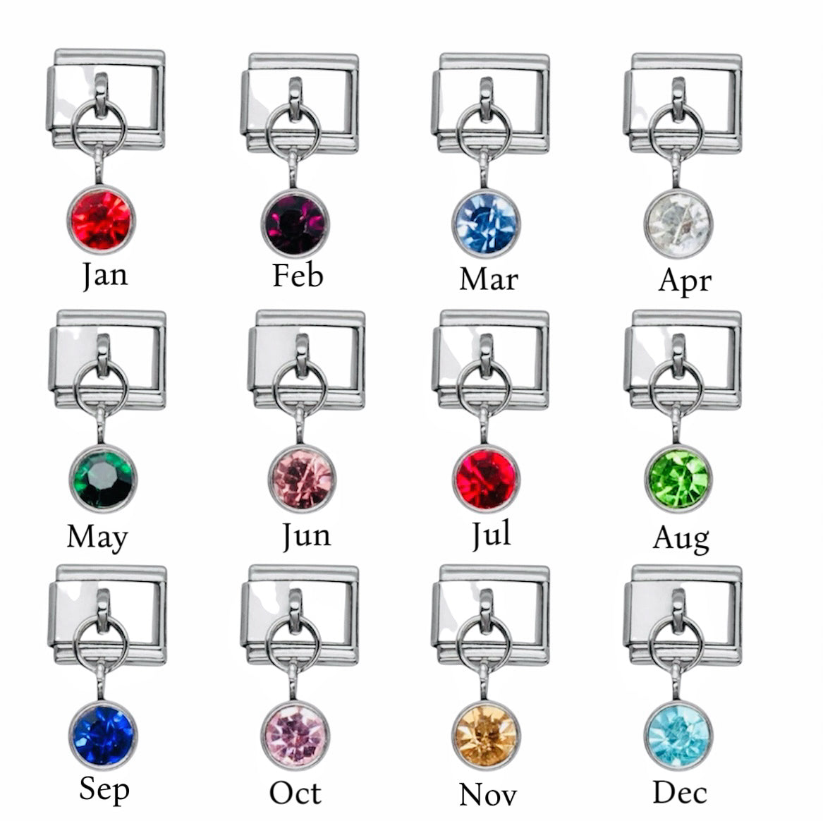 A-Birthstone, on Silver