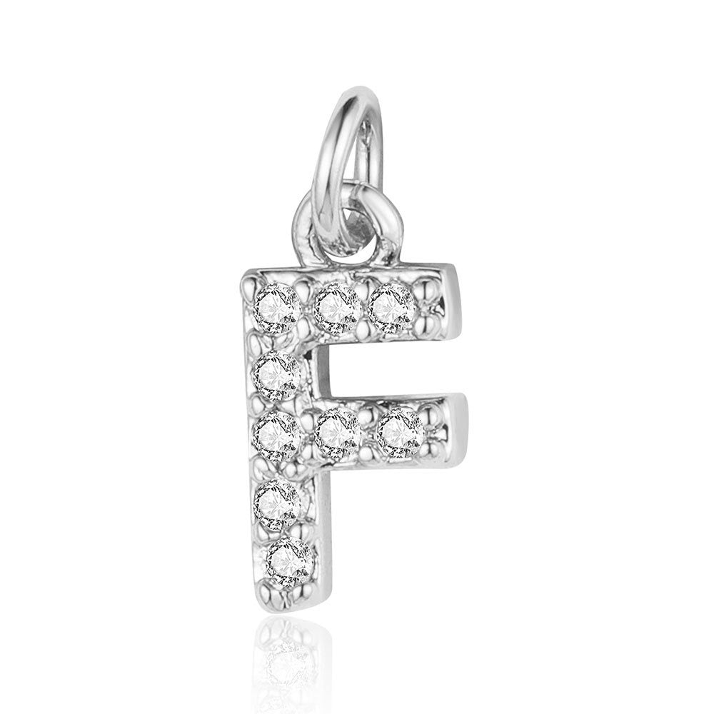 A - Z Initials with cubic zirconia