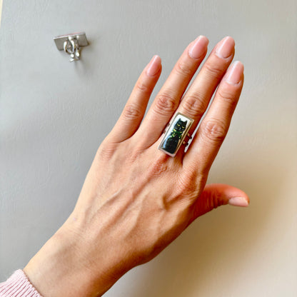 Hand Painted Ceramic Cat Ring, Adjustable Ring, Cute Cat Jewelry, Handmade Porcelain Ring, Cat Lover Gift, Unique Artisan Ring
