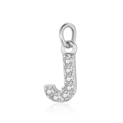 A - Z Initials with cubic zirconia