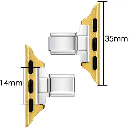 A - Stainless Steel Connector for Use with Apple Watch Custom Watch Band