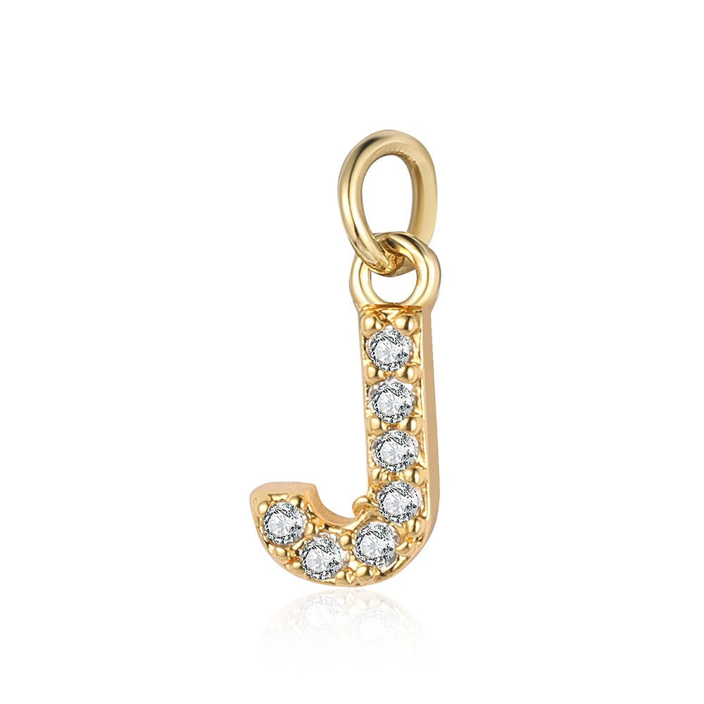 A - Z Initials with cubic zirconia