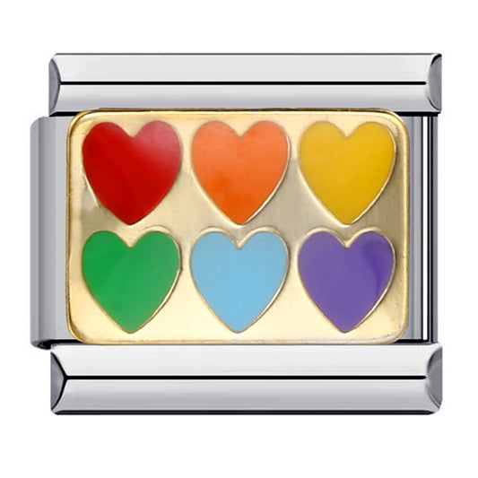 Hearts multi-color