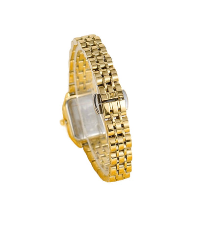 Classic Square  Unisex Watch  – Titanium Steel Gold Plated | Waterproof 3ATM | Fade-Resistant | Elegant Vintage Style