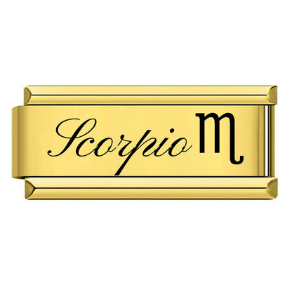 A-Zodiac Signs – on gold