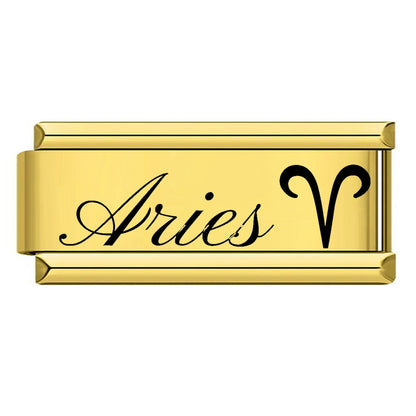 A-Zodiac Signs – on gold