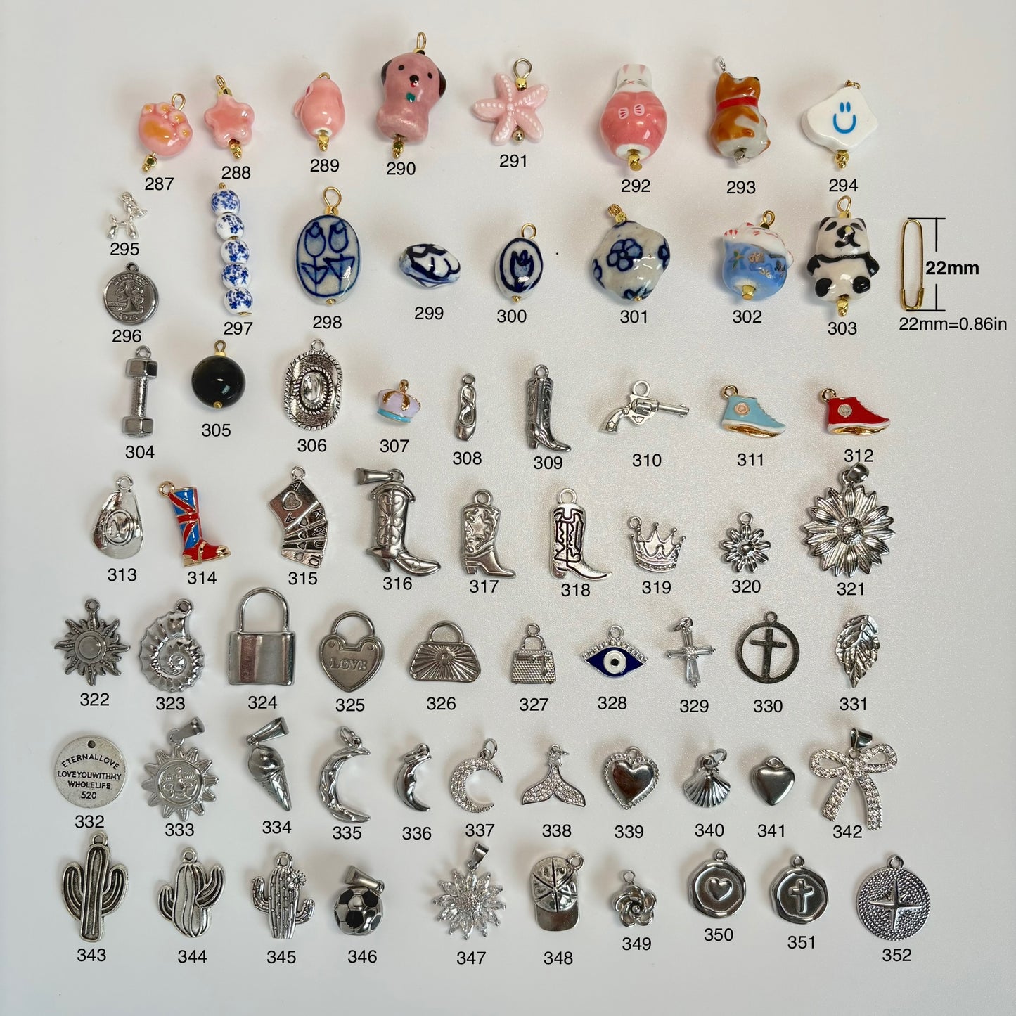 Build Your Own Custom Charm Necklace | Pearl Chain