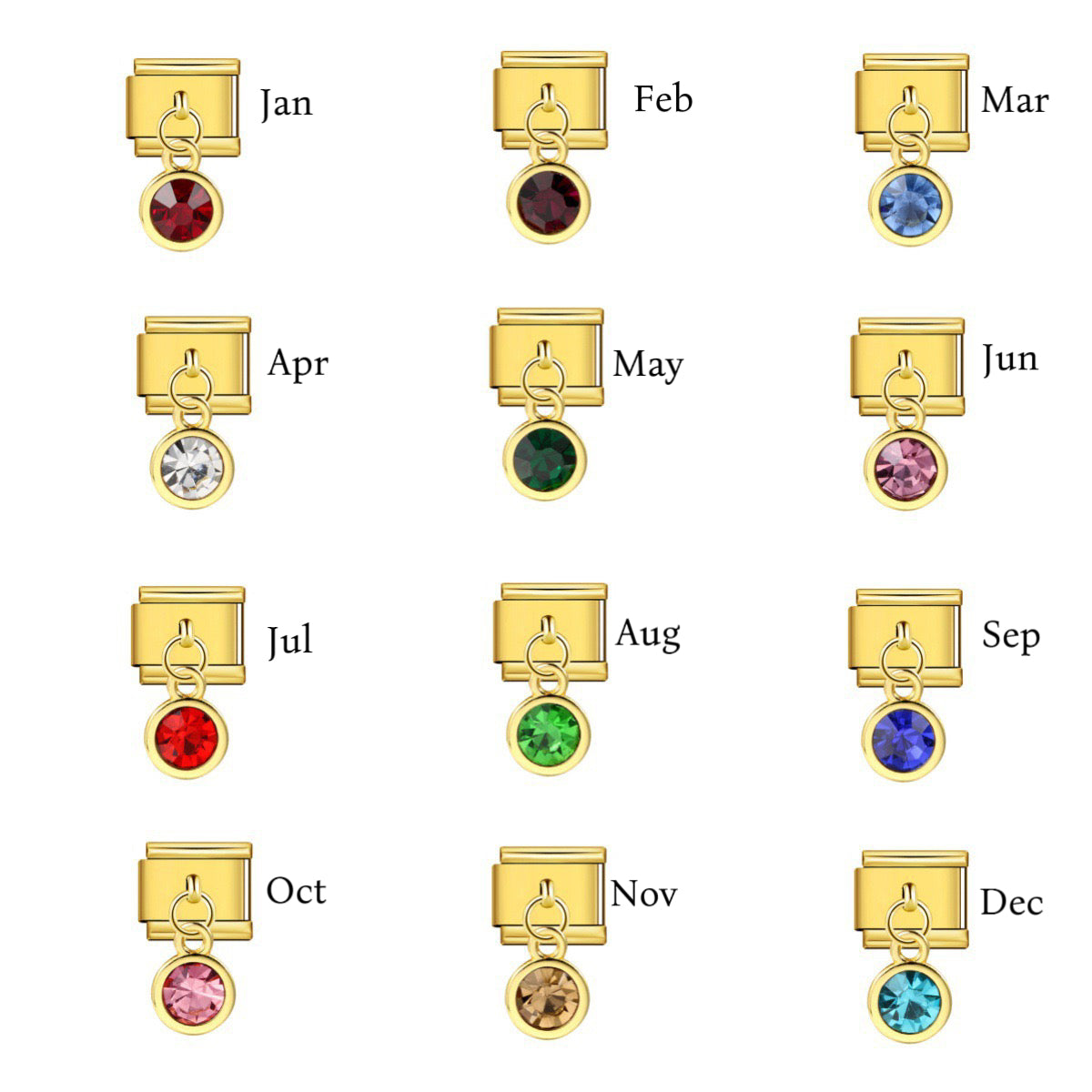 A-Birthstone, on Gold