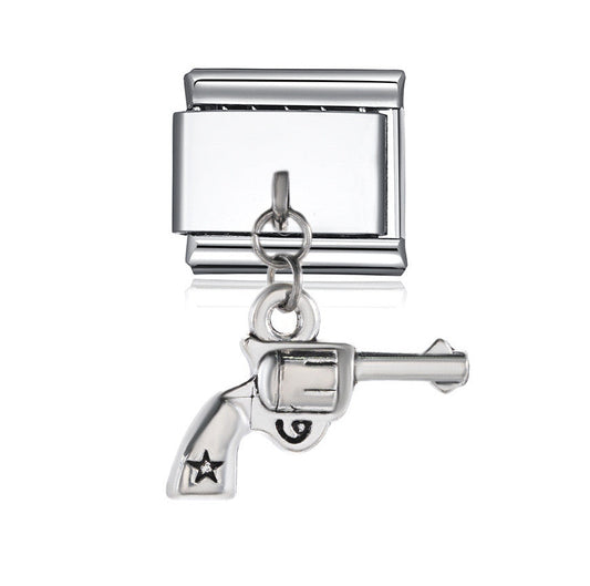 Dangle Charm - Revolver (silver)