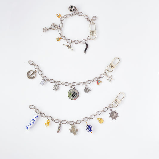 Build Your Own Custom Charm Bracelet | Link Chain (Silver)