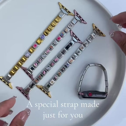 A - Stainless Steel Connector for Use with Apple Watch Custom Watch Band